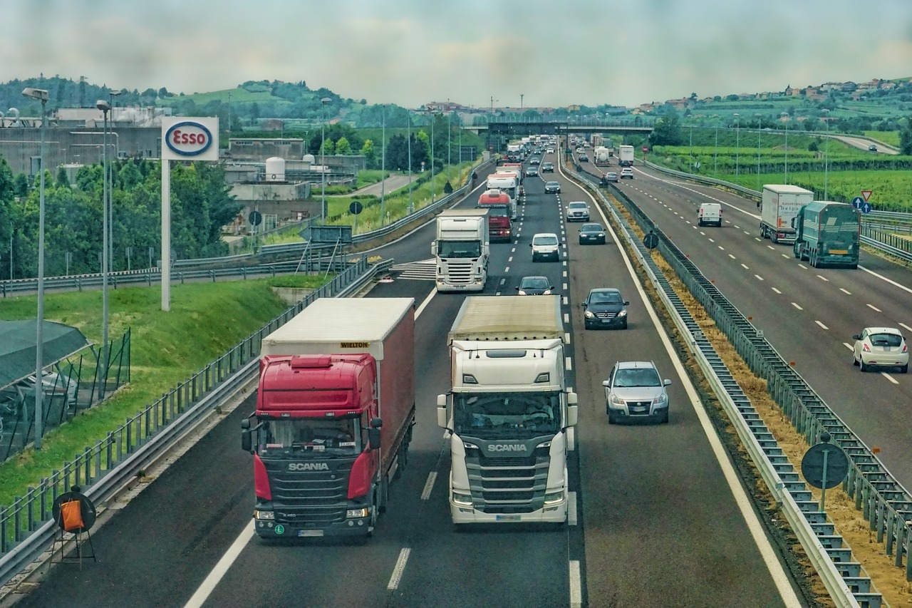 Umzugstransport in Aktion