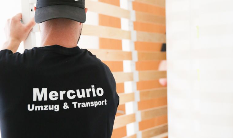 Mitarbeiter beim Umzug